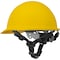 Deltaplus Hard Hat, HDPE, 4-point Point Ratchet, Type 1, Class E, Yellow 19782 - alternate 2